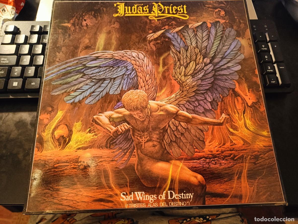 Discos de vinilo: Judas Priest&ndash;Sad Wings Of Destiny=Tristes Alas Del Destino.ORIGINAL1976.VG/NEAR MINT.7 FOTOS.