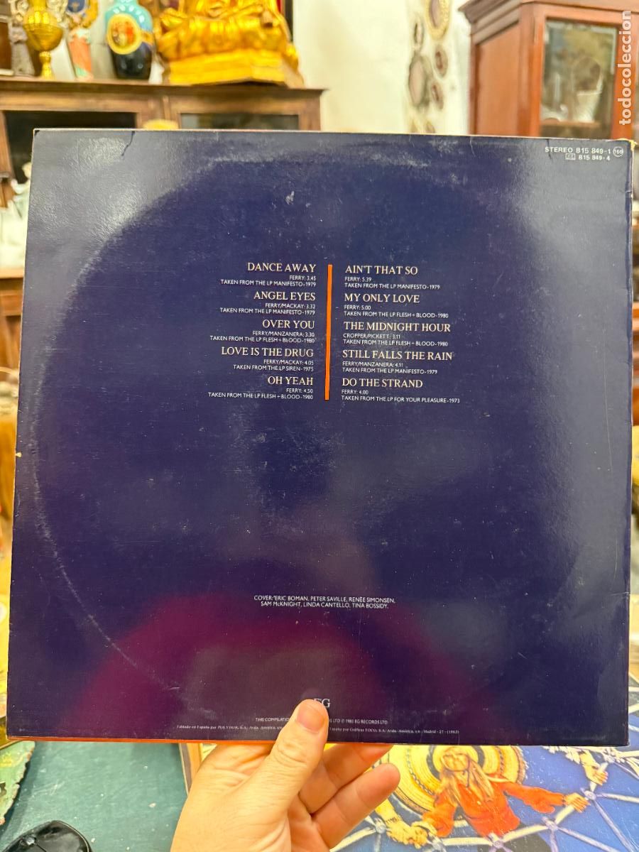 Discos de vinilo: LP ROXY MUSIC - THE ATLANTIC YEARS - Foto 2