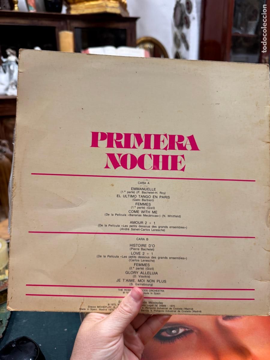 Discos de vinilo: LP PRIMERA NOCHE --- - Foto 2