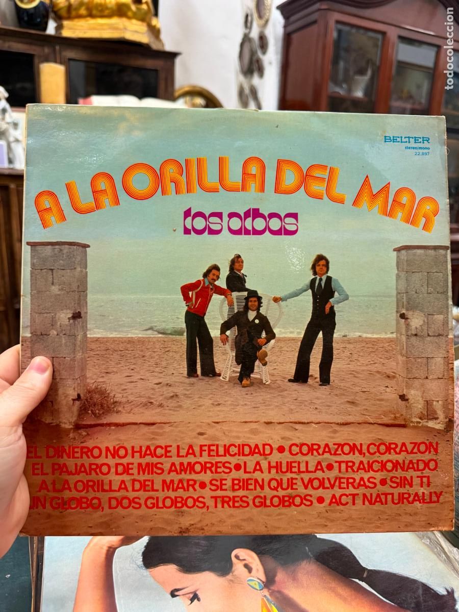 Discos de vinilo: LP A LA ORILLA DEL MAR - LOS ALBAS - Foto 1