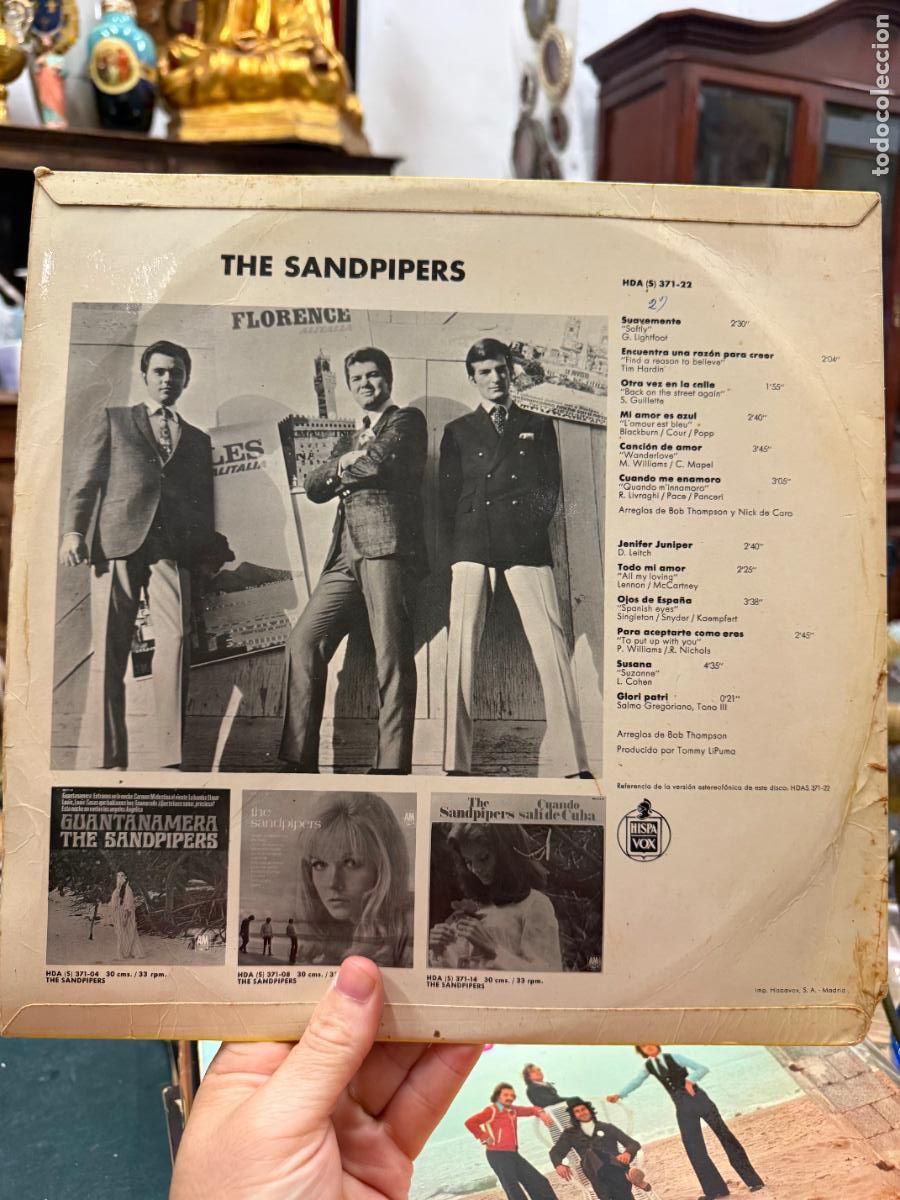 Discos de vinilo: LP THE SANDPIPERS - CUANDO ME ENAMORO - Foto 2