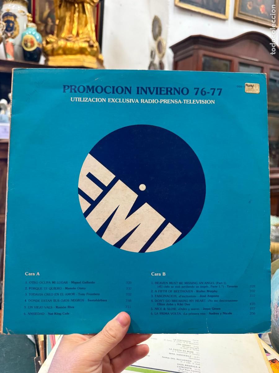 Discos de vinilo: LP PROMOCION INVIERNO 76-77 - Foto 1