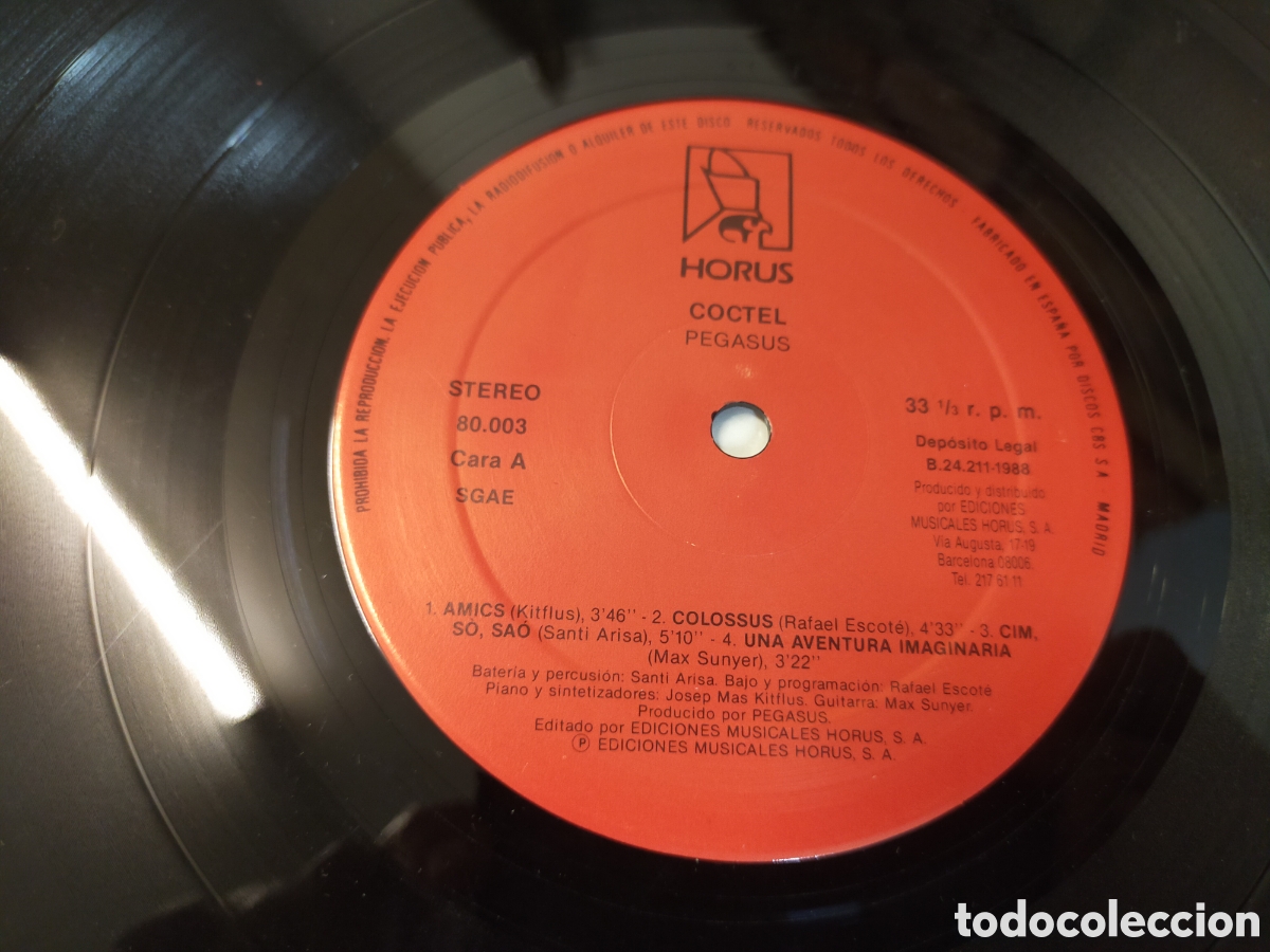 Discos de vinilo: Vinilo LP Pegasus - Coctel - Foto 5