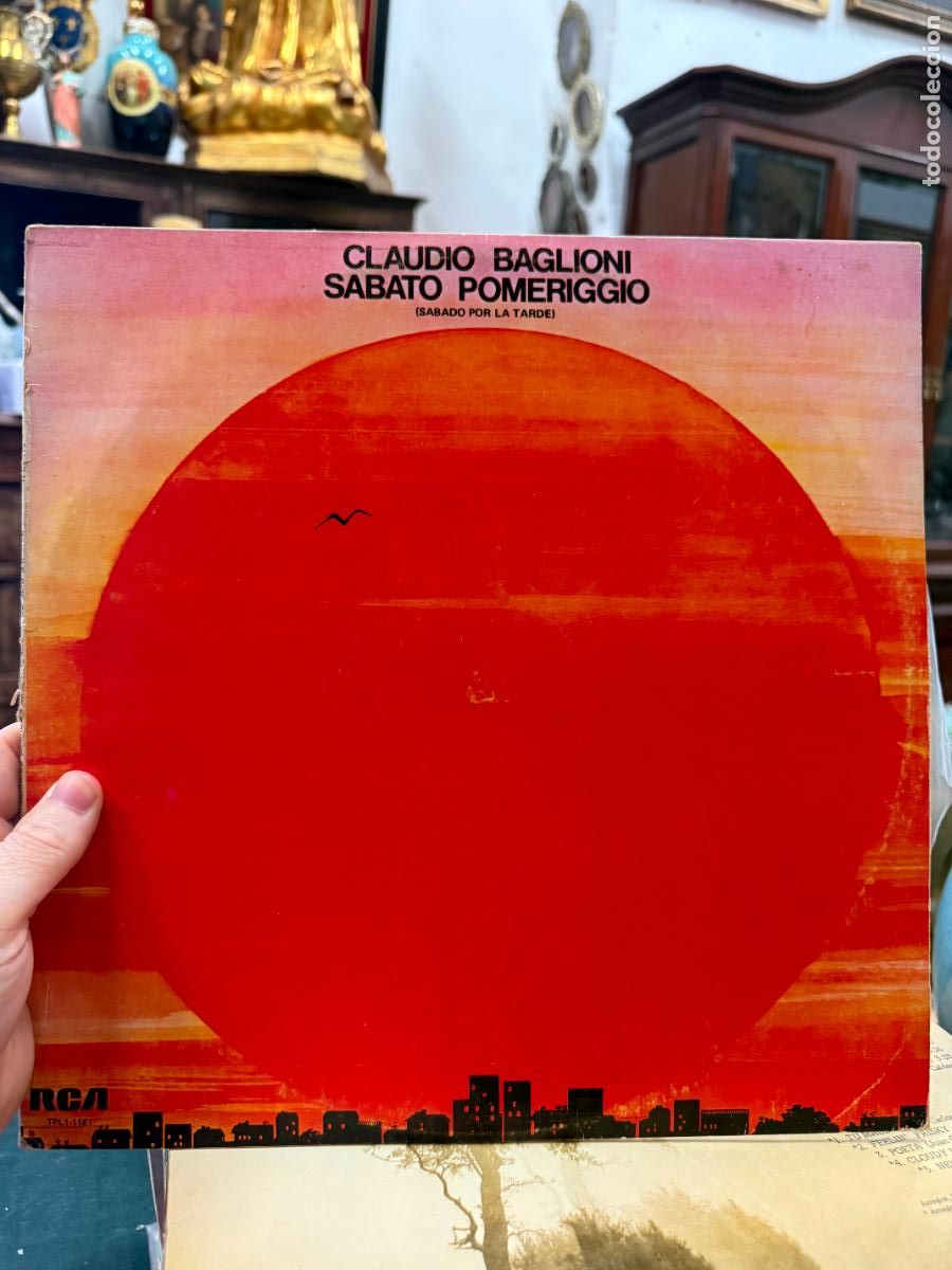 Discos de vinilo: LP CLAUDIO BAGLIONI - SABATO POMERIGGIO