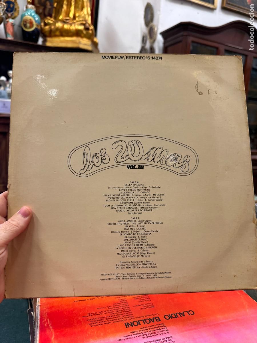 Discos de vinilo: LP LOS 20 MAS VOL. III - Foto 2