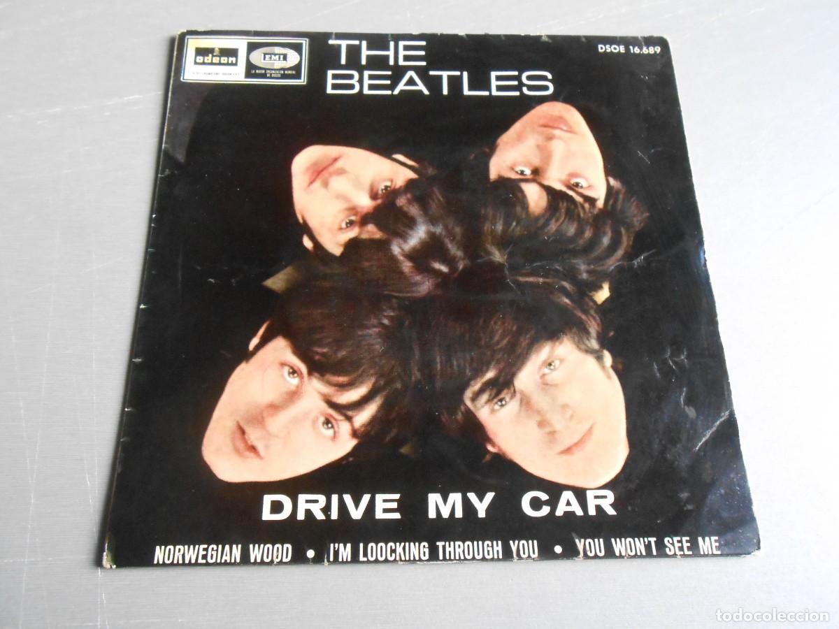 Discos de vinilo: BEATLES, THE, EP, DRIVE MY CAR + 3, A&Ntilde;O 1966, ODEON, DSOE 16.689
