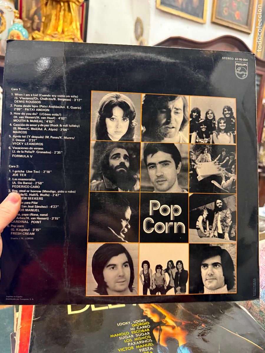 Discos de vinilo: LP LOS EXITOS DEL A&Ntilde;O VOL.2 - Foto 2