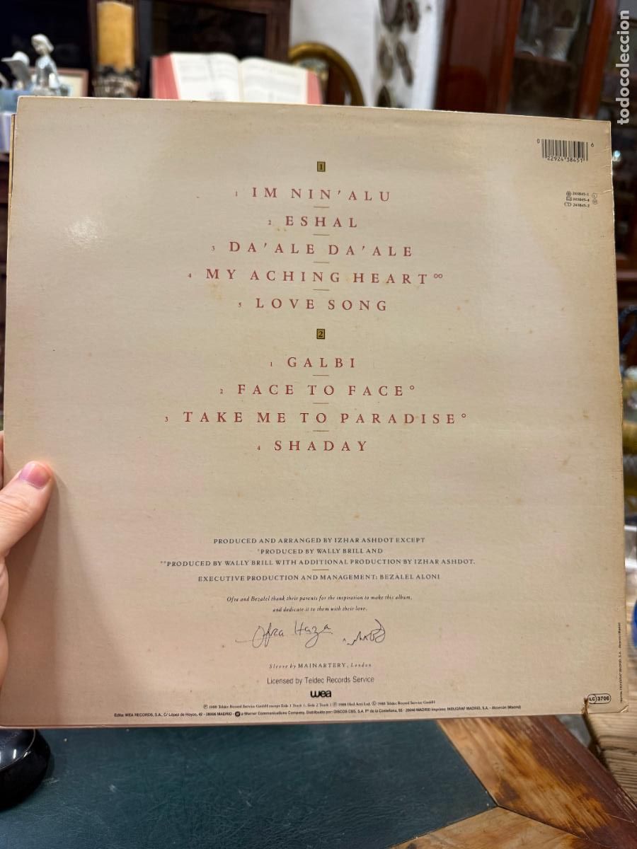 Discos de vinilo: LP OFRA HAZA - SHADAY - Foto 2