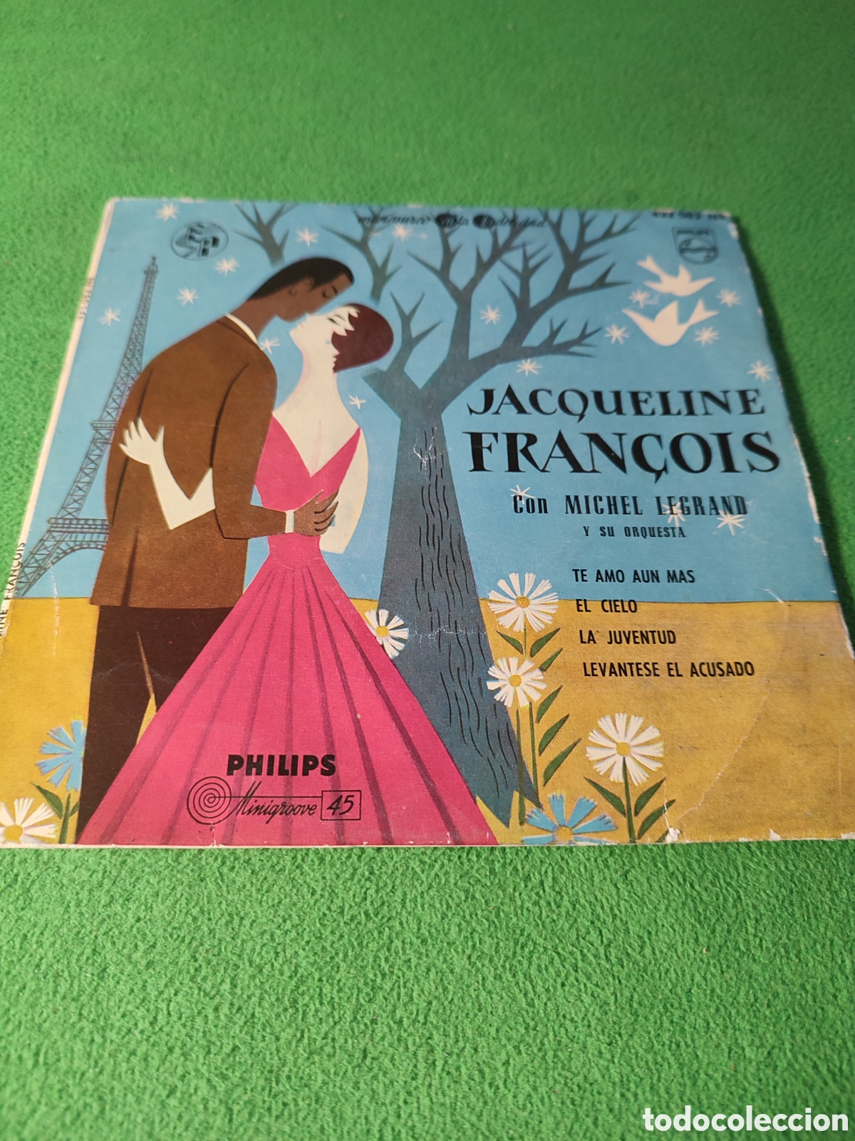 Discos de vinilo: Jacqueline Francois y Michel Legrand 1958