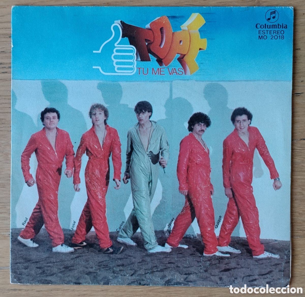 Discos de vinilo: TOPE: &rdquo;TU ME VAS / ESCUCHA&rdquo; SINGLE VINILO 1980 - POP - ROCK