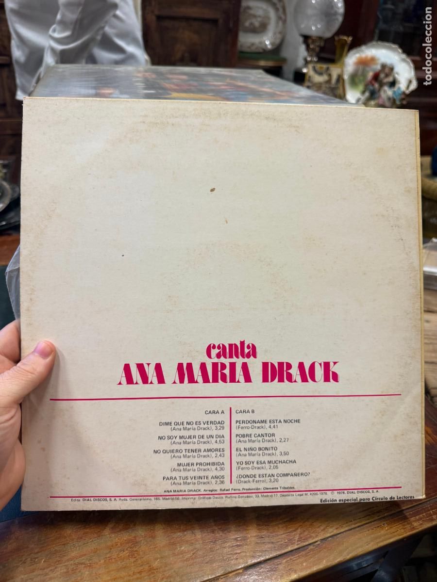 Discos de vinilo: LP CANTA ANA MARIA DRACK - Foto 2
