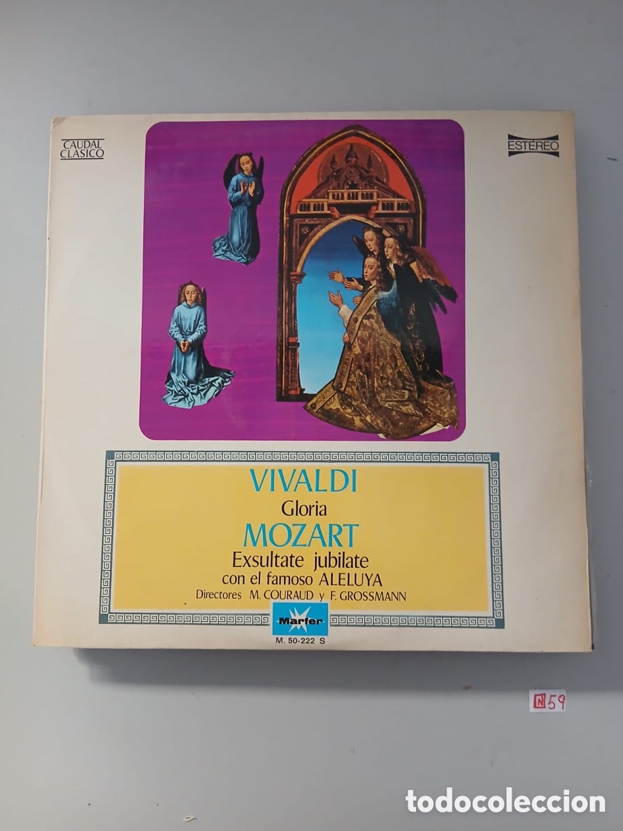 Discos de vinilo: Disco de vinilo vivaldi gloria mozart