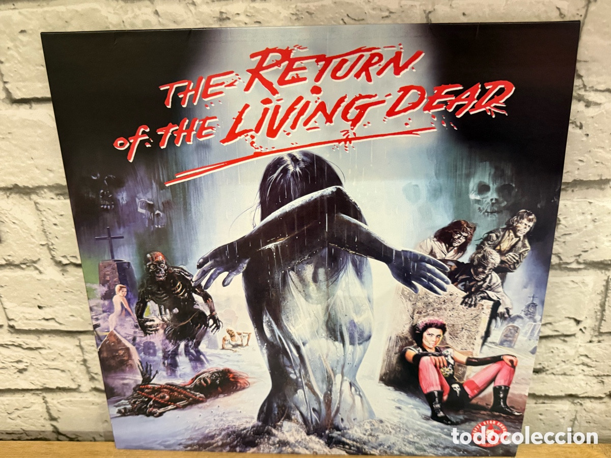 Discos de vinilo: The Return of the Living Dead - bso - vinilo azul + poster. Perfecto estado sin uso