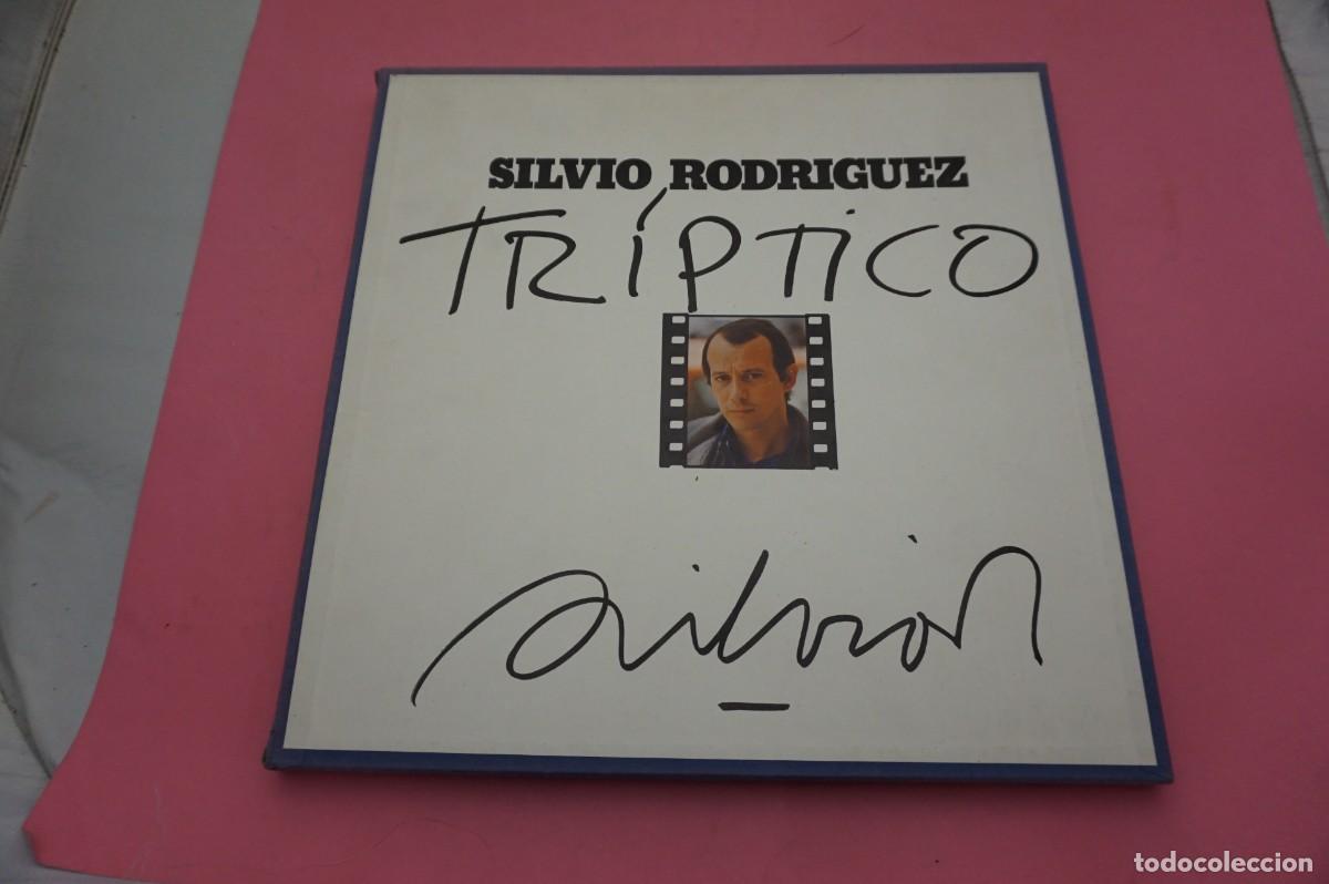 Discos de vinilo: LP - SILVIO RODRIGUEZ - TRIPTICO - 3 LPS COMO NUEVOS
