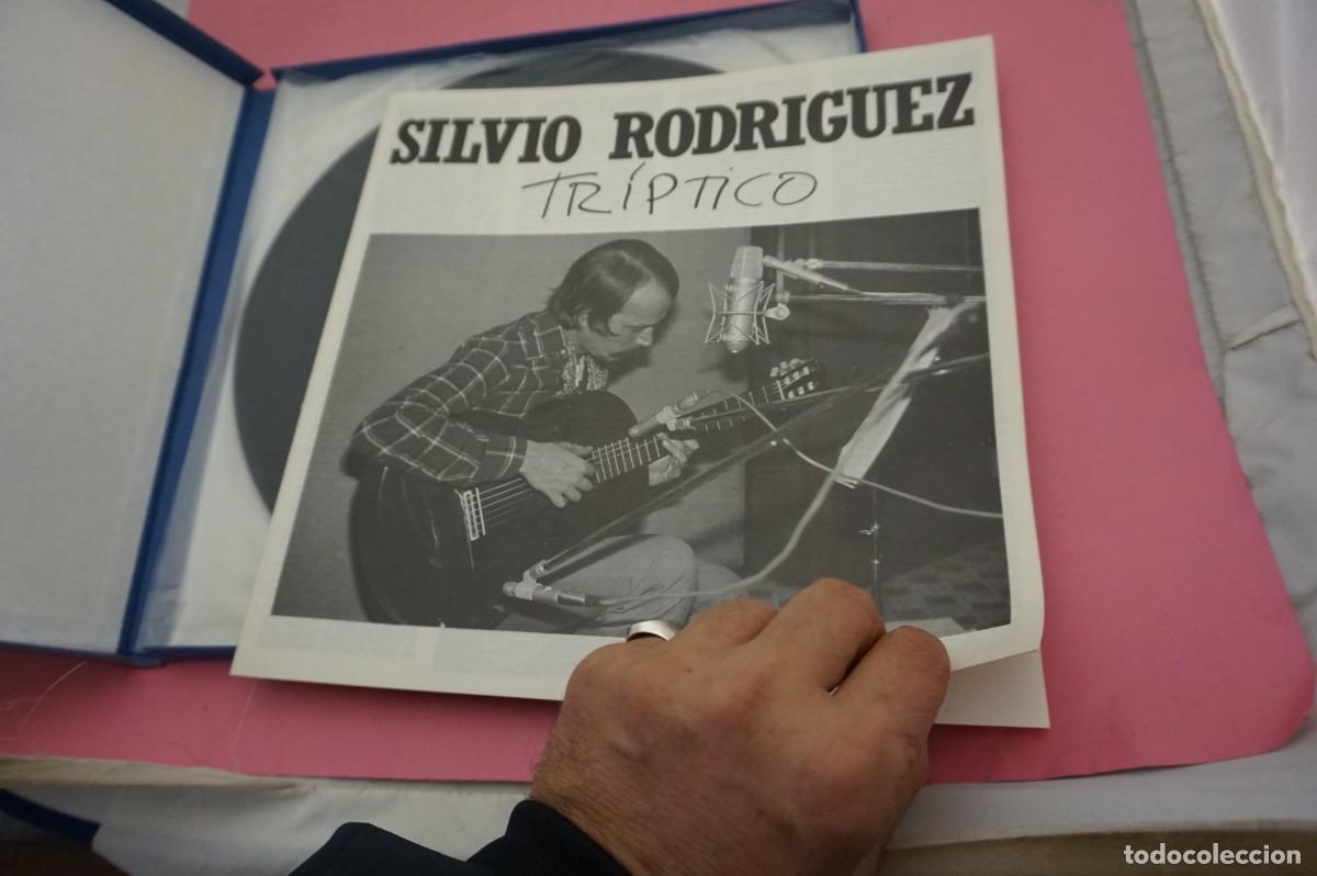 Discos de vinilo: LP - SILVIO RODRIGUEZ - TRIPTICO - 3 LPS COMO NUEVOS - Foto 3