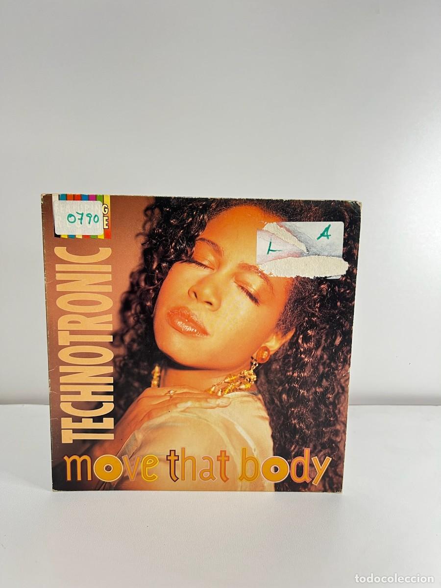 Discos de vinilo: TECHNOTRONIC (SINGLE) MOVE THAT BODY - A&Ntilde;O 1991 - PROMOCIONAL