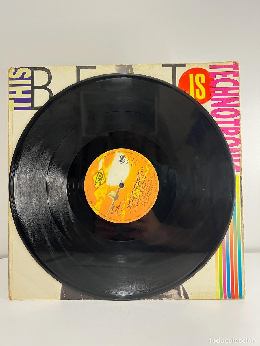 Discos de vinilo: TECHNOTRONIC (MAXI) THIS BEAT IS TECHNOTRONIC (4 TRACKS) - A&Ntilde;O 1990 - Foto 3