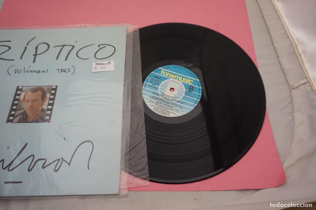 Discos de vinilo: LP - SILVIO RODRIGUEZ - TRIPTICO - VOLUMEN 3 - DISCO COMO NUEVO - Foto 2