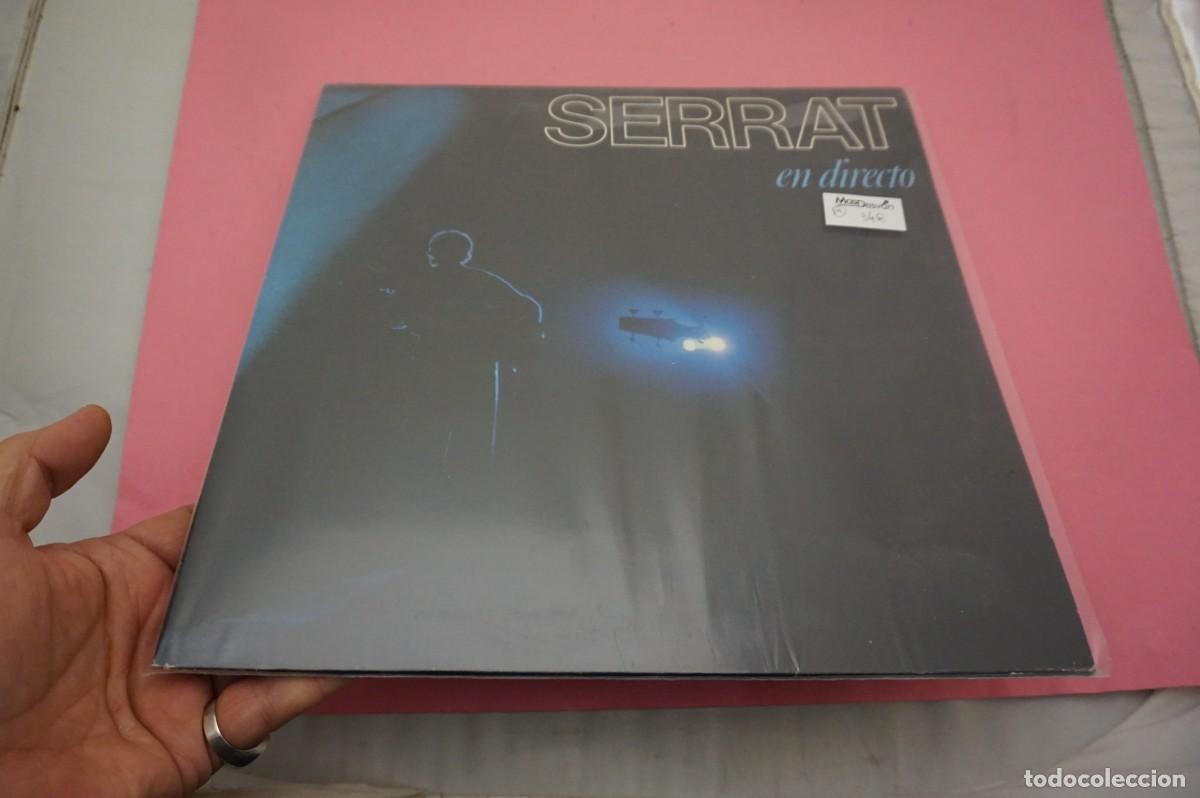 Vinyl records: LP - SERRAT - EN DIRECTO - DOBLE LP COMO NUEVOS