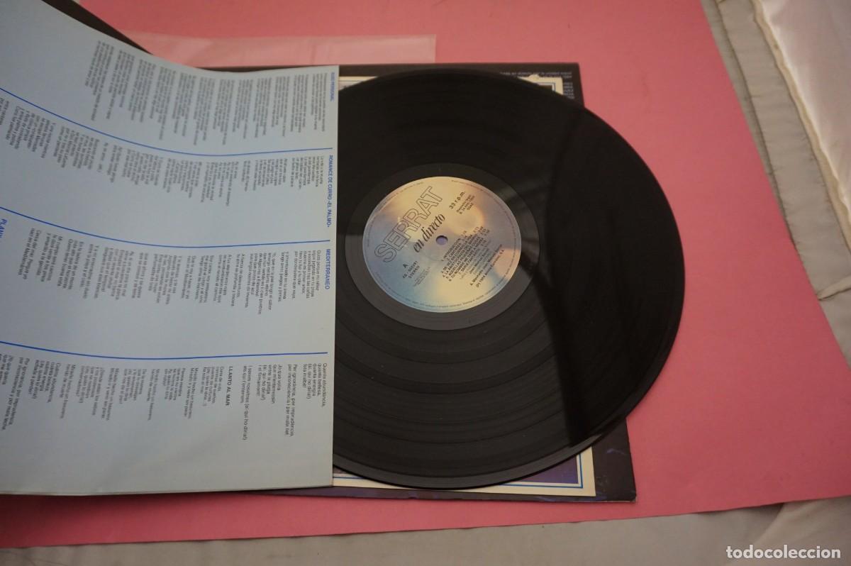 Discos de vinilo: LP - SERRAT - EN DIRECTO - DOBLE LP COMO NUEVOS - Foto 7