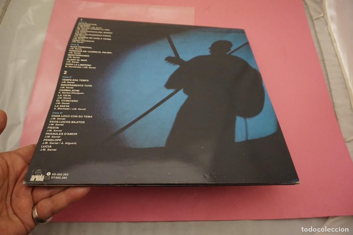 Discos de vinilo: LP - SERRAT - EN DIRECTO - DOBLE LP COMO NUEVOS - Foto 9