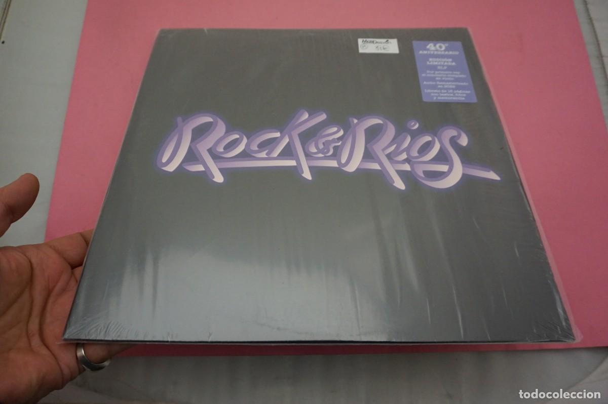 Discos de vinilo: LP - ROCK & RIOS - 40 ANIVERSARIO - TRIPLE LP COMO NUEVOS