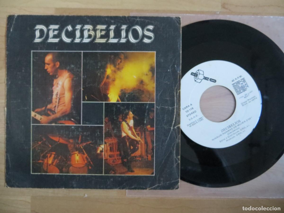 Vinyl-Schallplatten: Decibelios - Ningun Nombre De Mujer (7&rdquo;, Single, Promo)
