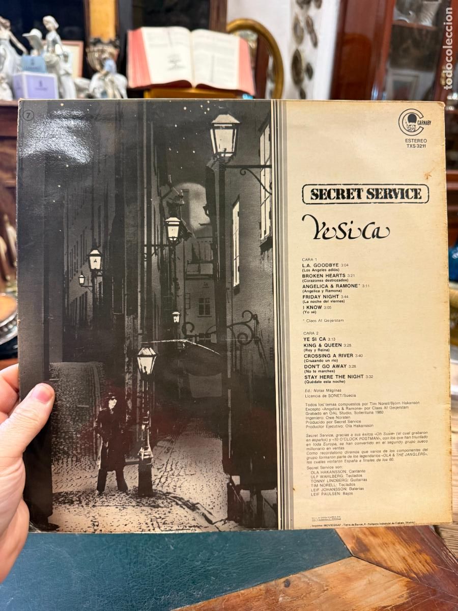 Discos de vinilo: LP YESICA - SECRET SERVICE - Foto 2