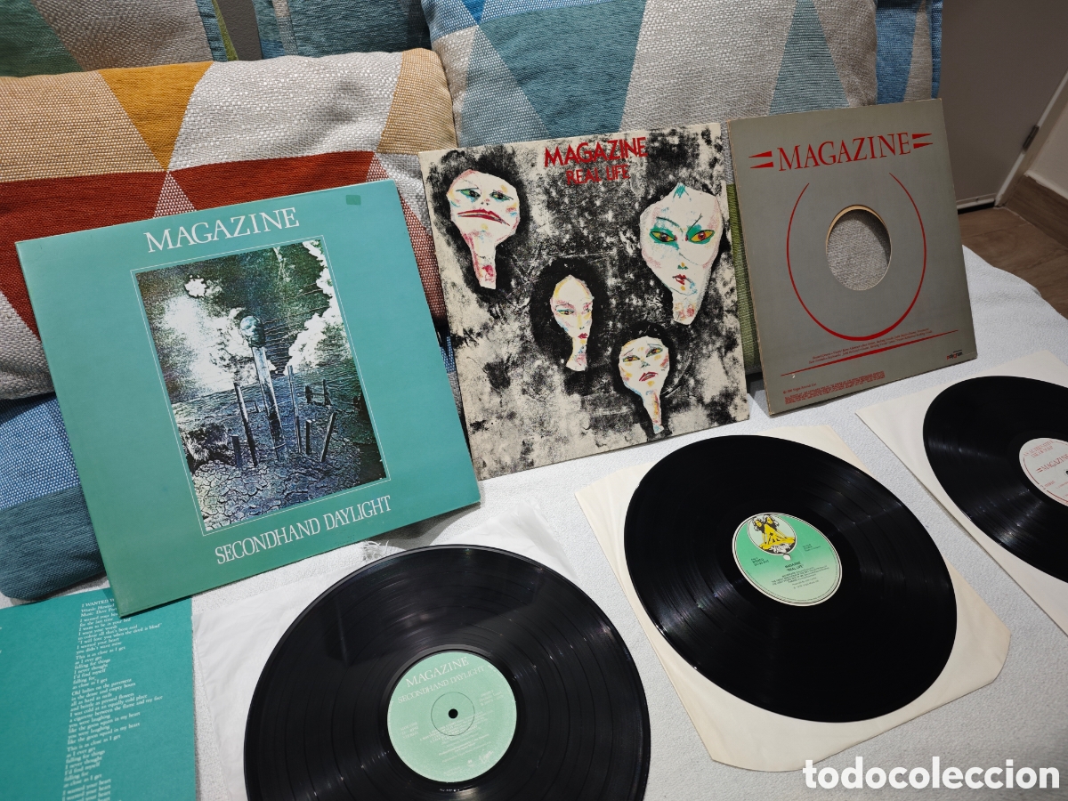 Discos de vinilo: Lote compuesto por los tres primeros &aacute;lbumes de la banda Ediciones originales vinilos excelente