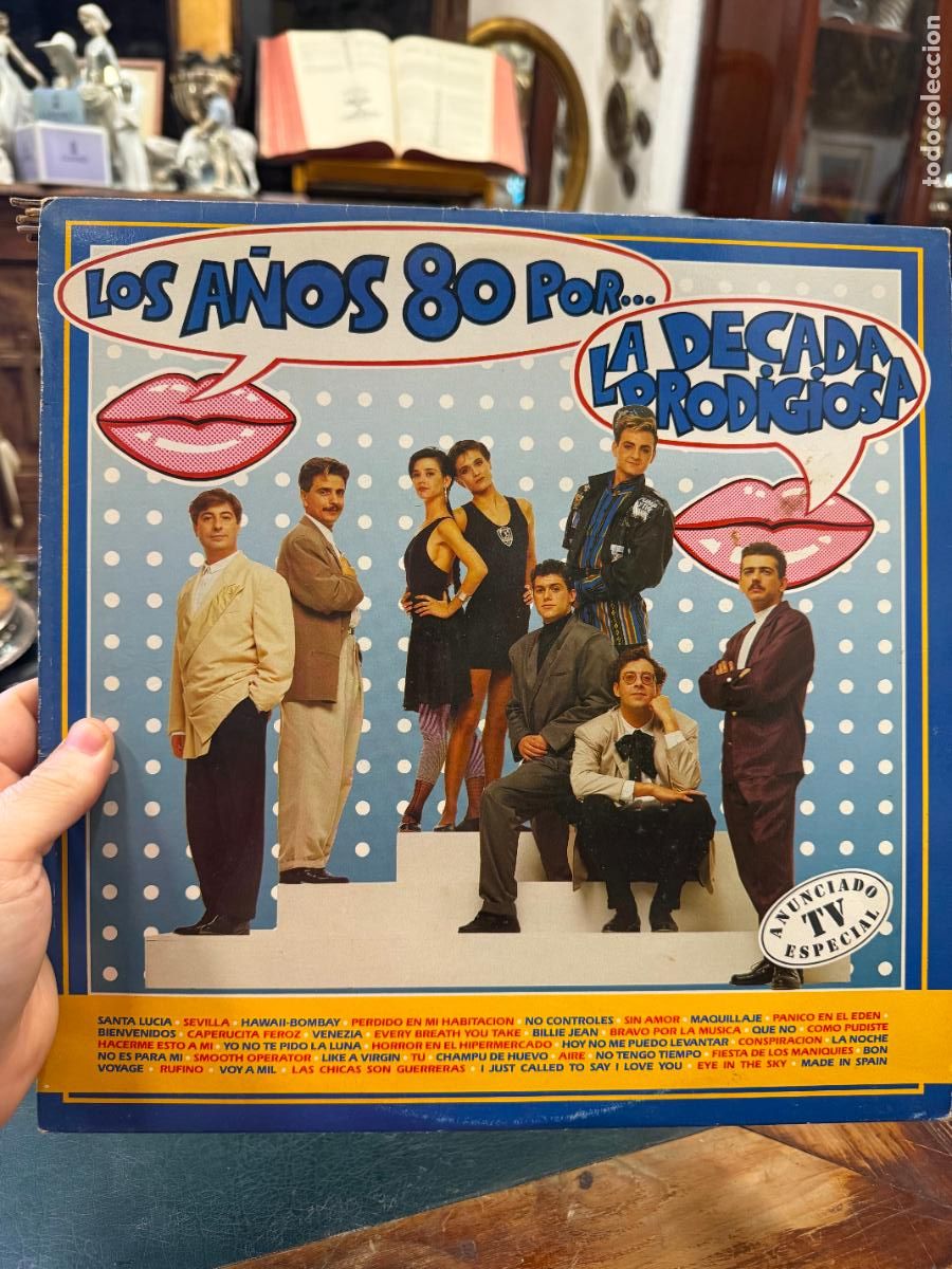 Discos de vinilo: LP LOS A&Ntilde;OS 80 POR... LA DECADA PRODIGIOSA