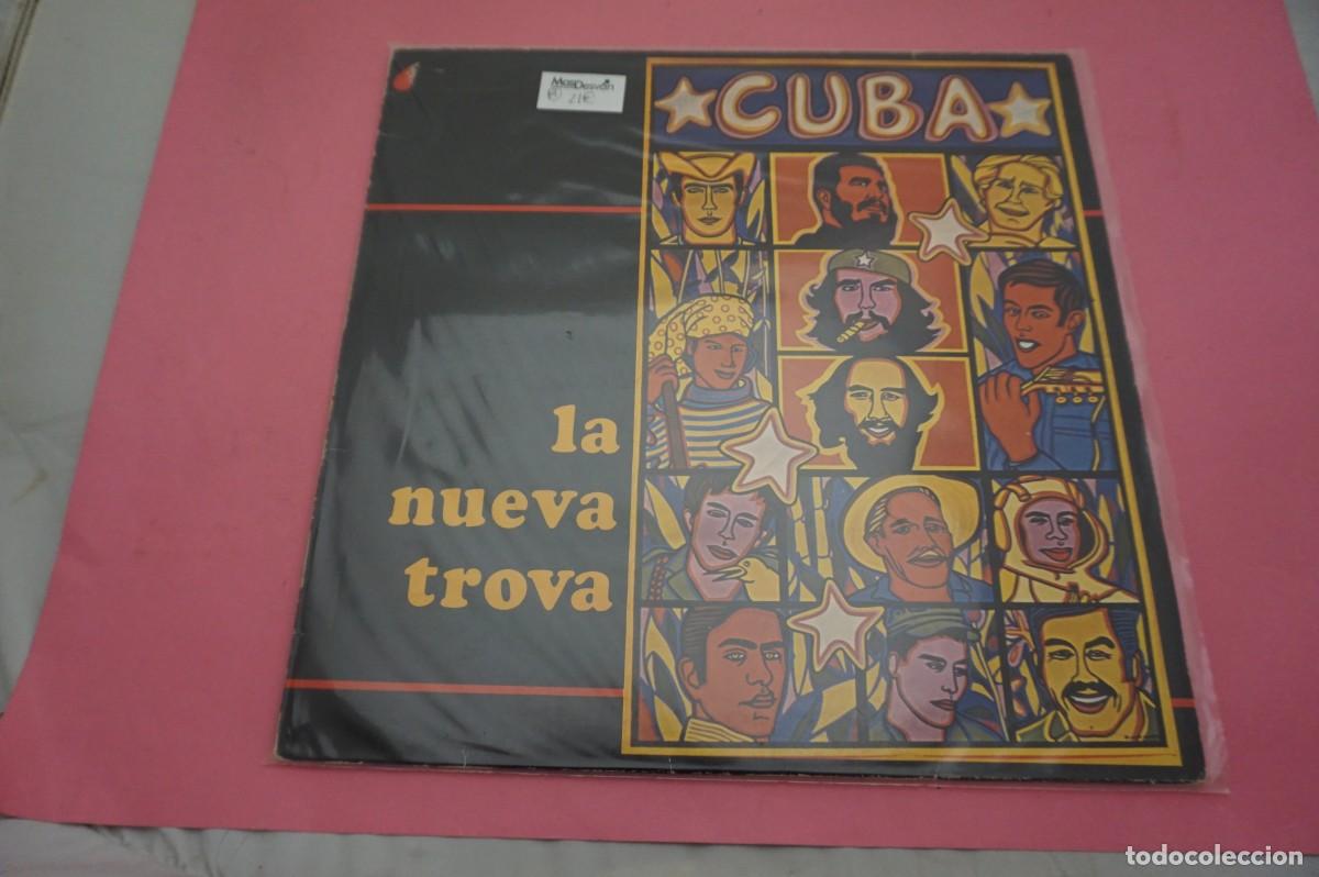 Discos de vinilo: LP - CUBA - LA NUEVA TROVA - VARIOS ARTISTAS - SILVIO RODRIGUEZ - DISCO COMO NUEVO