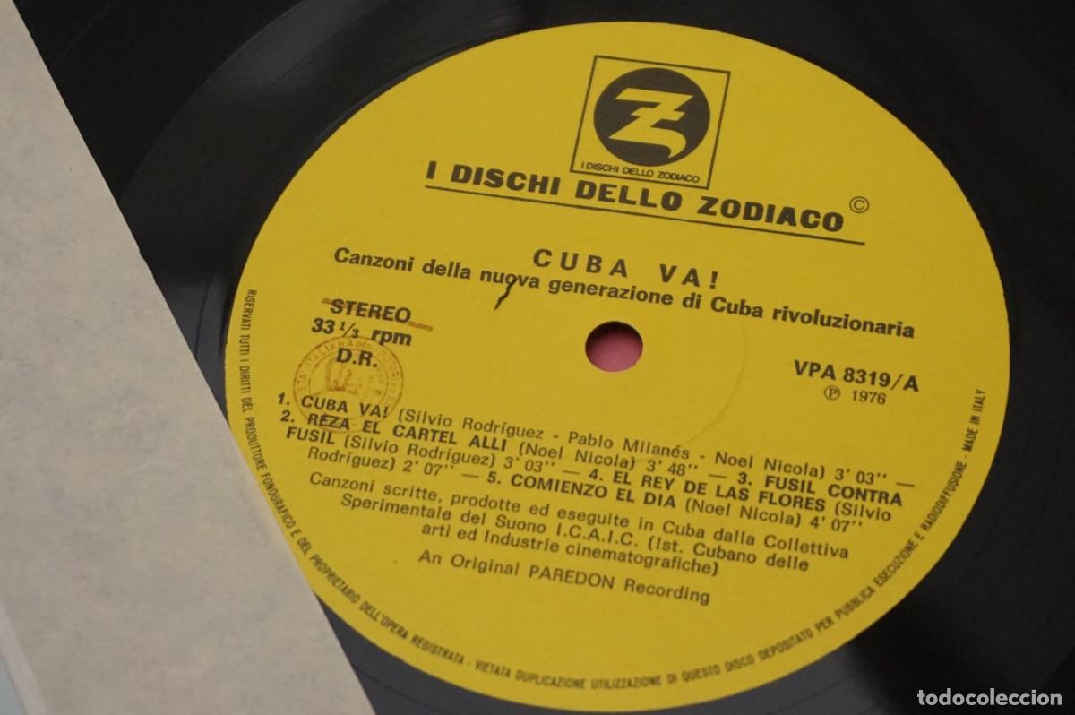 Discos de vinilo: LP - CUBA VA! - SILVIO RODRIGUEZ - DISCO COMO NUEVO - Foto 3