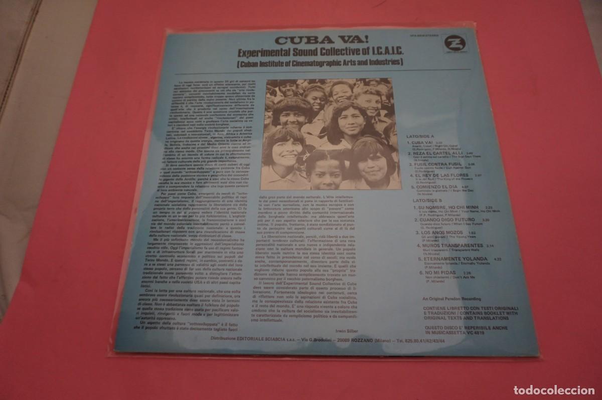 Discos de vinilo: LP - CUBA VA! - SILVIO RODRIGUEZ - DISCO COMO NUEVO - Foto 4