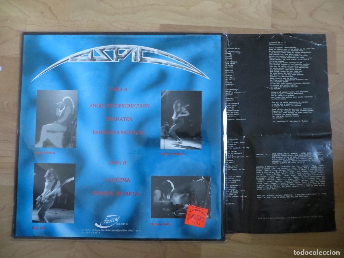 Discos de vinilo: Aspid - Oscura Reflexion (L.P.) - Foto 2