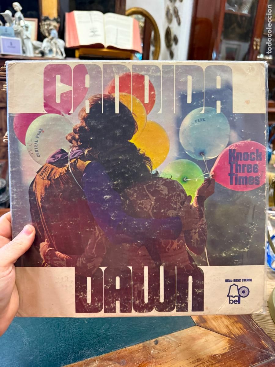 Discos de vinilo: LP CANDIDA DAWN KNOCK THREE TIMES - Foto 1