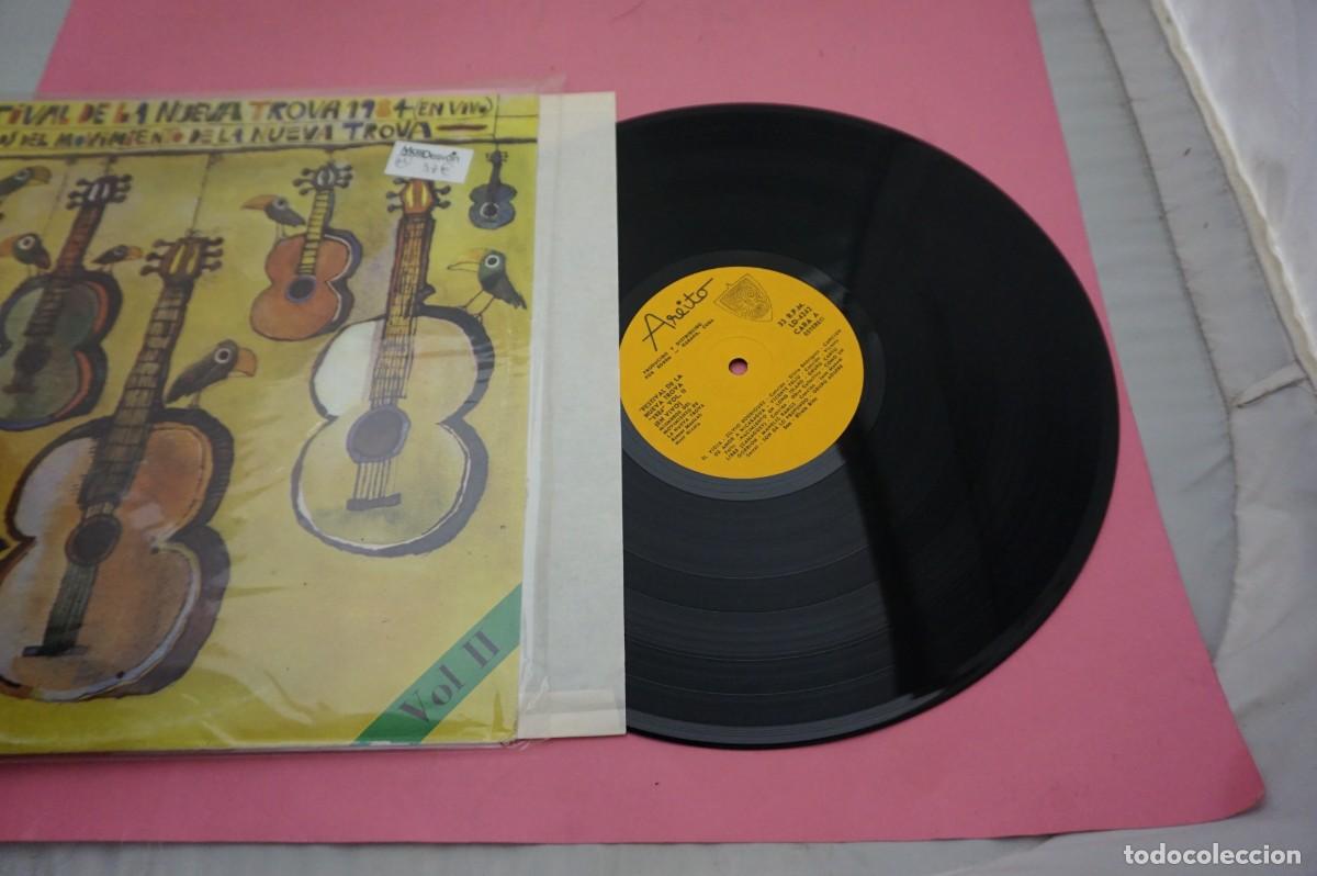 Discos de vinilo: LP - FESTIVAL DE LA NUEVA TROVA 1984 (EN VIVO) - VOL II - SILVIO RODRIGUEZ - DISCO COMO NUEVO