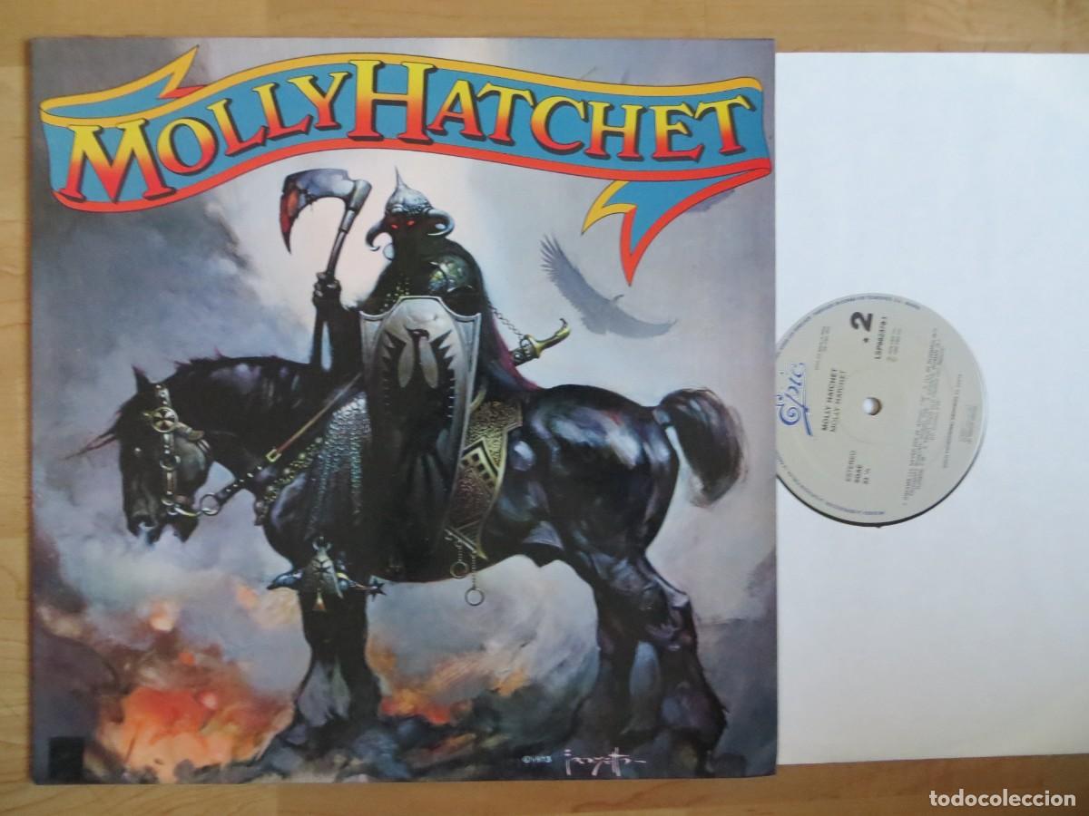 Discos de vinilo: Molly Hatchet - Molly Hatchet (LP, Album, Promocional) IMPECABLE!!!!!