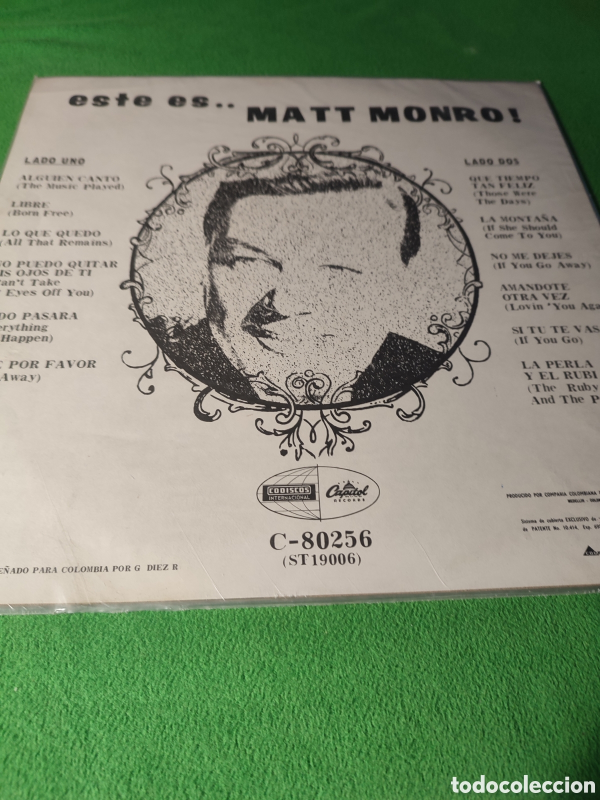 Discos de vinilo: Matt Monro - Este es .. Matt Monro 1970 - Foto 2