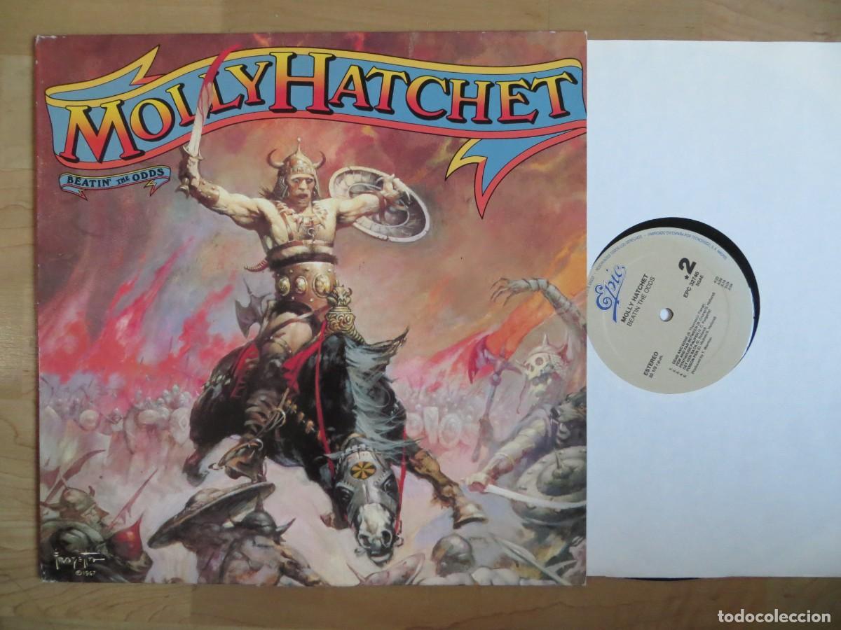 Discos de vinilo: Molly Hatchet - Beatin' The Odds (LP, Album) IMPECABLE!!!