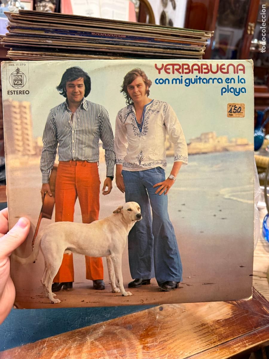 Discos de vinilo: LP YERBABUENA - CON MI GUITARRA EN LA PLAYA