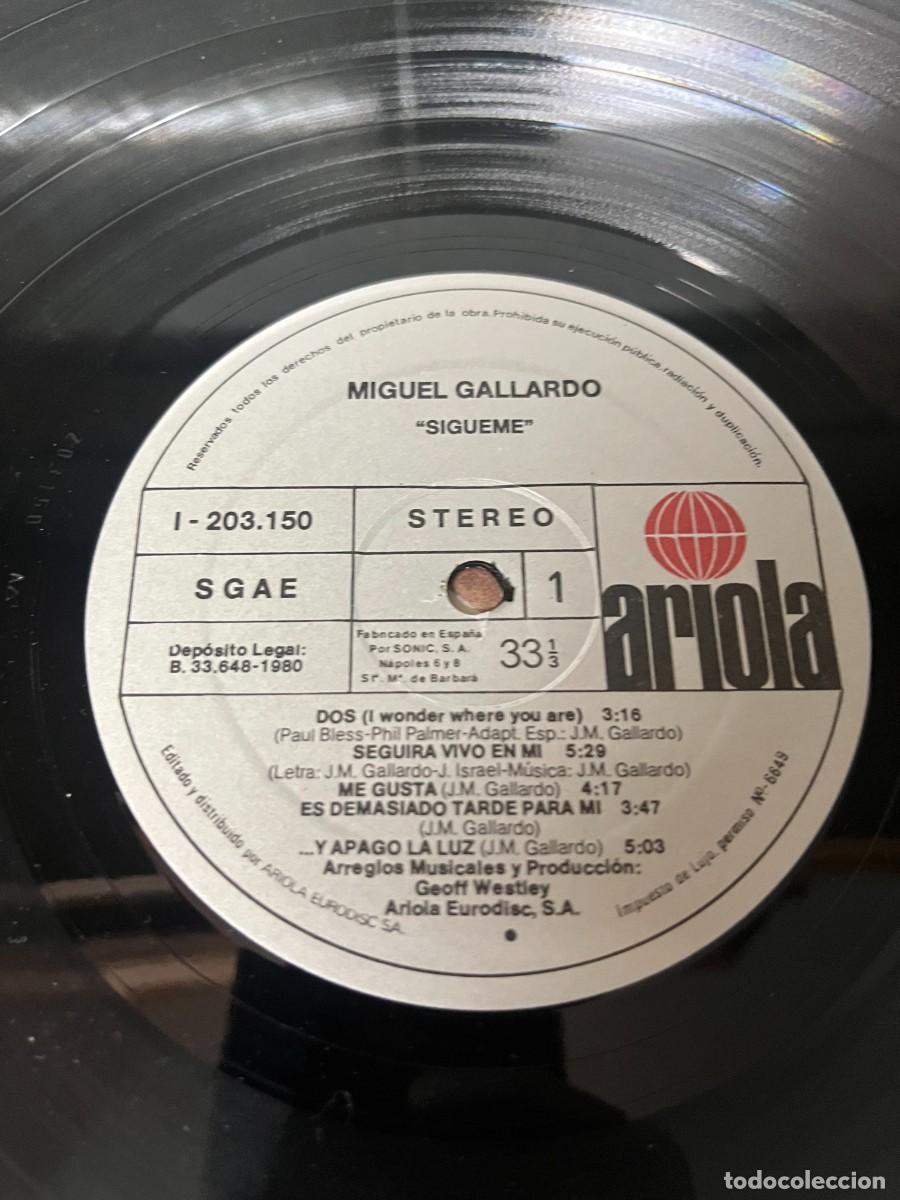 Discos de vinilo: Miguel Gallardo S&iacute;gueme - Foto 4