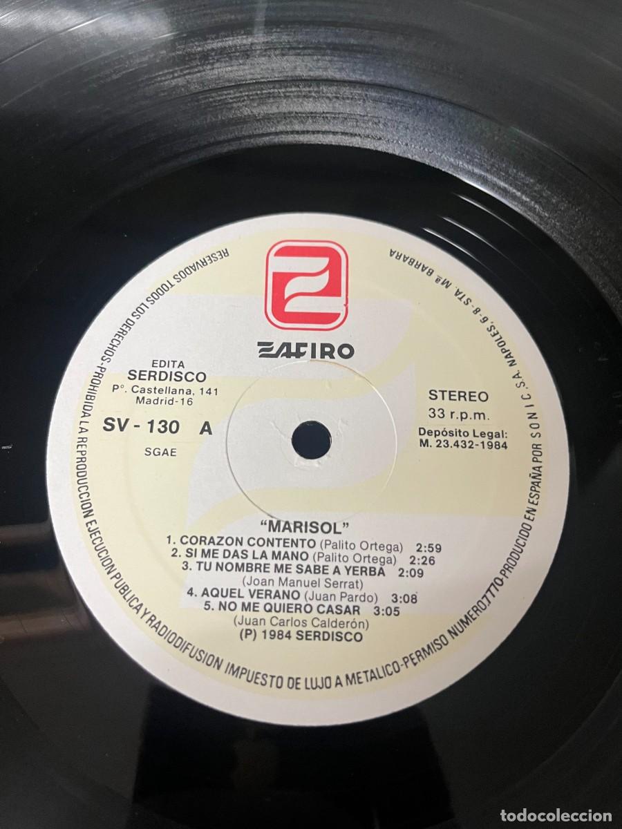 Discos de vinilo: Marisol Coraz&oacute;n Contento - Foto 3