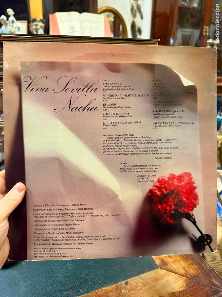 Discos de vinilo: LP NACHA - VIVA SEVILLA - Foto 2