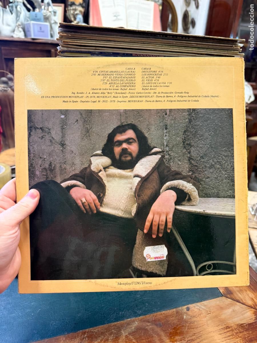 Discos de vinilo: LP RAFAEL AMOR - PERSONAJES - Foto 2