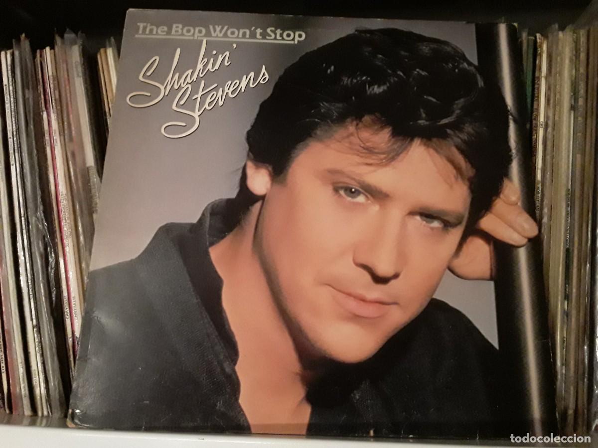 Discos de vinilo: Shakin' Stevens - The Bop Won't Stop (LP, Album) edic. spain 1983