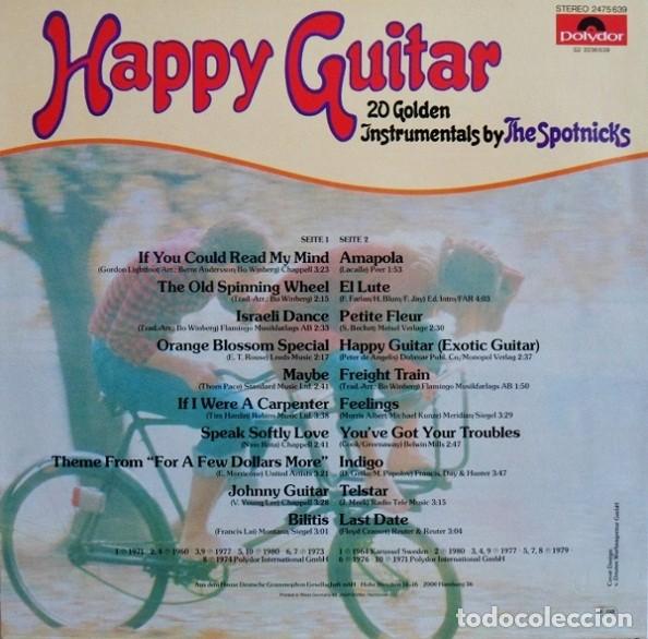 Discos de vinilo: The Spotnicks &ndash; Happy Guitar - Foto 2