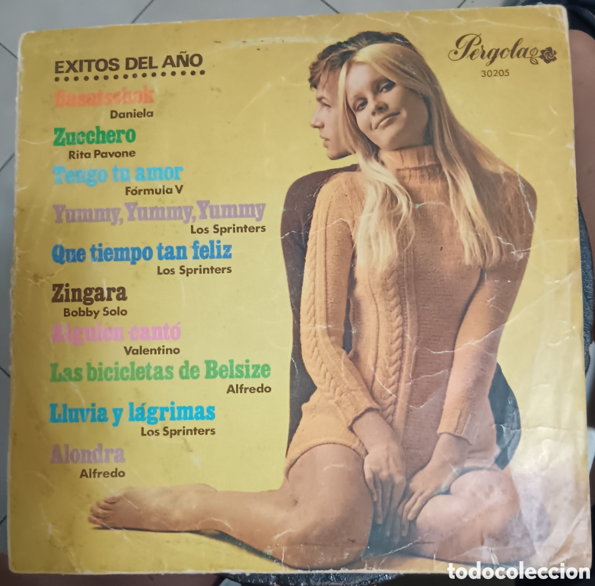 Discos de vinilo: MUSICA GOYO ● LP ● EXITOS DEL A&Ntilde;O 1969 ● 10 PULGADAS ● PERGOLA ● AA99 X0224 ●