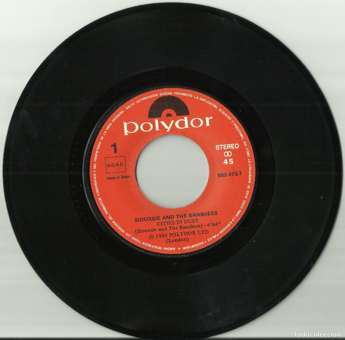 Discos de vinilo: SIOUXSIE AND THE BANSHEES single 1985 - Foto 3