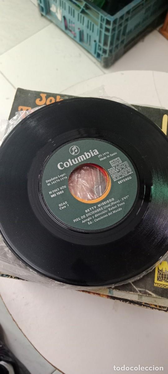 Discos de vinilo: BETTY MISSIEGO PIEL DE DICIEMBRE SOLO DISCO 7 PULGADAS VINILO BAL-6