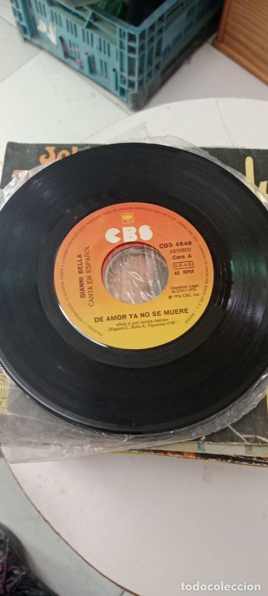 Discos de vinilo: Gianni Bella &ndash; De Amor Ya No Se Muere SOLO DISCO 7 PULGADAS VINILO BAL-6